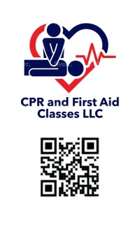 CPR and First Aid Classes LLC and QR Code